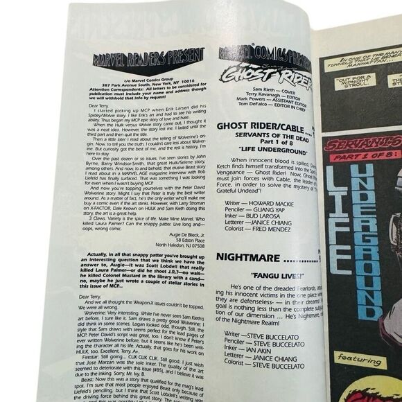 Marvel Comics Presents #90 1991 Ghost Rider, Cable, Wolverine VF+/NM - Picture 5 of 5